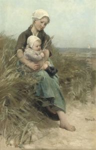 Moedertrots: In The Dunes by Bernardus Johannes Blommers