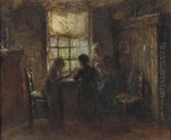 Tusschen Schooltijd: The Lesson - view 1