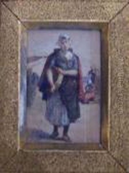Woman With Basket - view 1