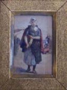 Woman With Basket by Bernardus Johannes Blommers