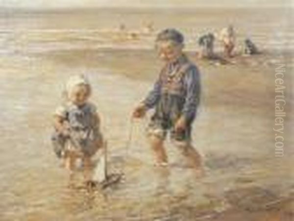 Playing In The Surf - view 1