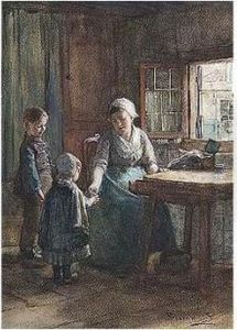 A Small Gift by Bernardus Johannes Blommers