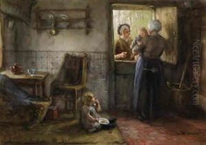 A Visitor At The Kitchen Door
