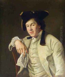 Portrait of Charles Lee Lewis 1740-1803 by Nathaniel Hone