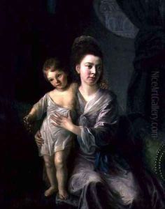 Anne Gardiner with her Eldest Son Kirkman by Nathaniel Hone