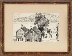 Port Morris, Nj by Oscar Bluemner