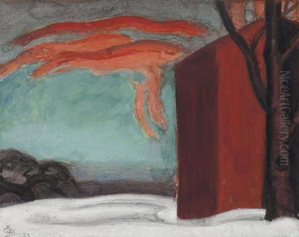 Study For "lent Evening" - view 1