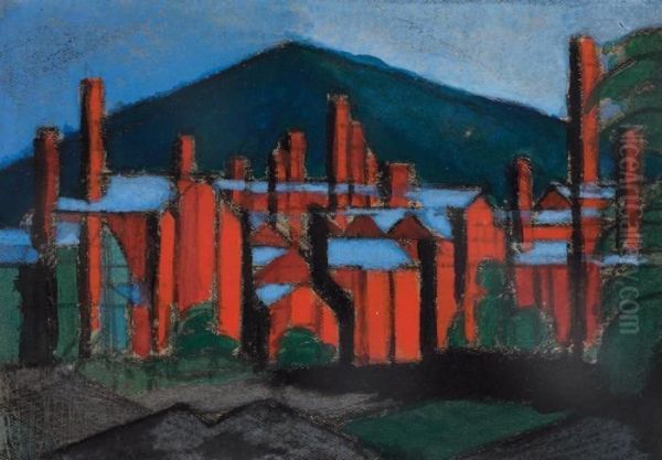 Study For "jersey Silkmills (paterson)" - view 1