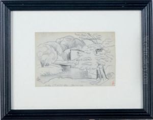 Second River, Soho, Bloomfield, New Jersey by Oscar Bluemner