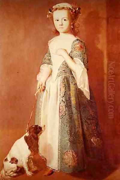 Little Girl with a Dog - view 1