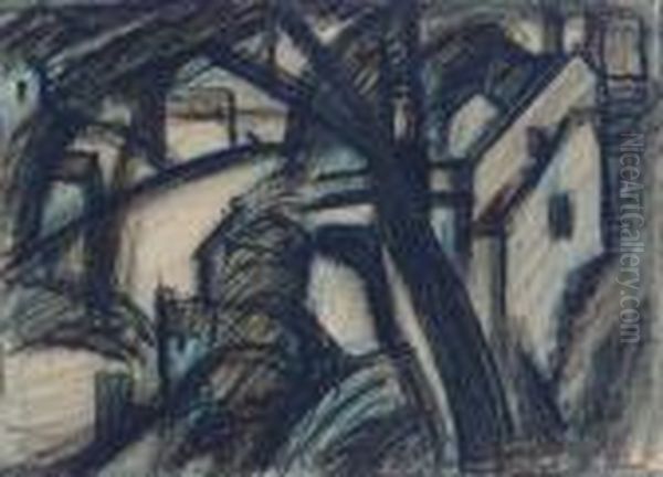 Tree And Houses - view 1
