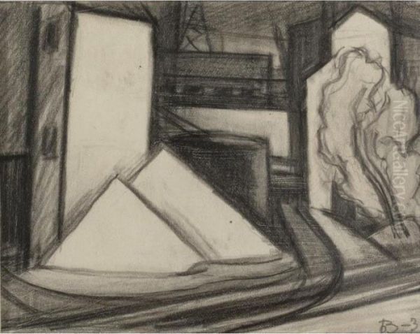 Industrial Landscape by Oscar Bluemner