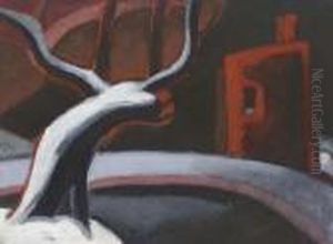 Winter Evening by Oscar Bluemner