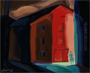 A Moment In Another Town by Oscar Bluemner