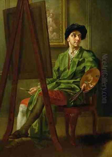 Portrait of the Artist at his Easel - view 1