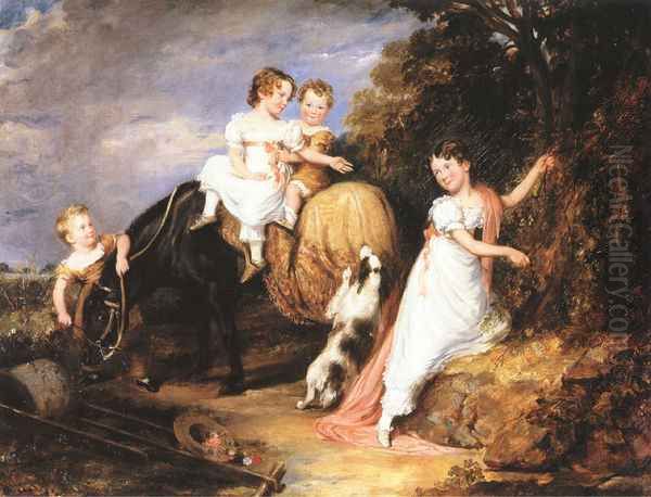 Portrait of the Children of the Rev. Joseph Arkwright of Mark Hall, Essex - view 1