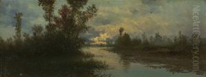 Paesaggio Fluviale by Giacinto Bo