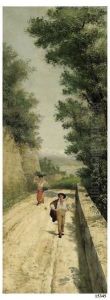 Contadini In Liguria by Giacinto Bo