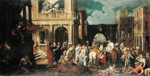 The Departure of the Israelites from Egypt by Johann Heiss