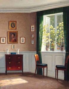 Pictures hanging in an Interior