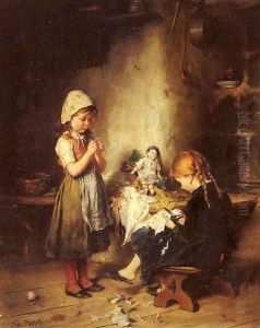 The Young Seamstresses by Heinrich Hirt