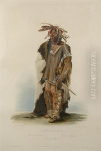 Wahk-ta-ge-li, A Sioux Warrior by Karl Bodmer