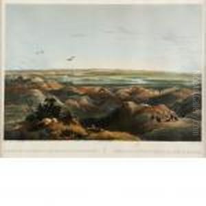 Junction Of The Yellow-stone River With The Missouri by Karl Bodmer