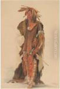 Native American Warrior by Karl Bodmer