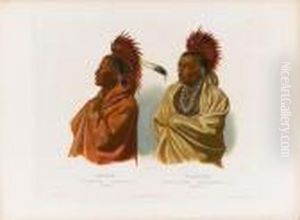 Massika, Saki Indian And Wakusasse, Musquakeindian by Karl Bodmer