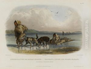 Dog-sledges Of The Mandan Indians Dog-sledges Of The Mandan Indians
