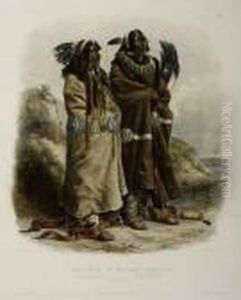 Mandan Indians. Tableau 20. by Karl Bodmer