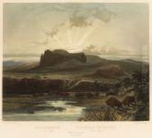 Herd Of Bison, On The Upper
Missouri, (tab 40), From Travels In The Interior Of North America by Karl Bodmer