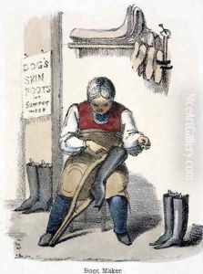 The Boot Maker by Benjamin Waterhouse Hawkins