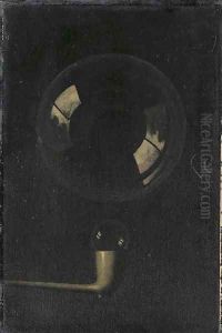 Still Life with Pipe and Bubbles by Thomas H. Hope