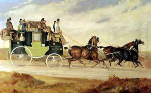 London to Bristol and Bath stage coach by Charles Cooper Henderson