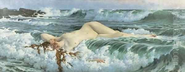 Venus Reclining in the Waves - view 1