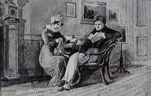 A Couple in their Living Room by John Harden