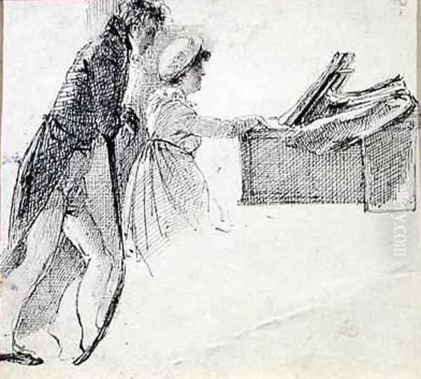 At the Piano - view 1