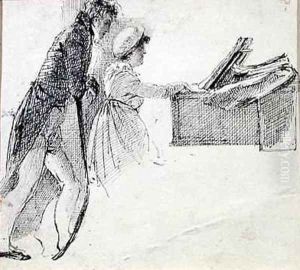 At the Piano by John Harden