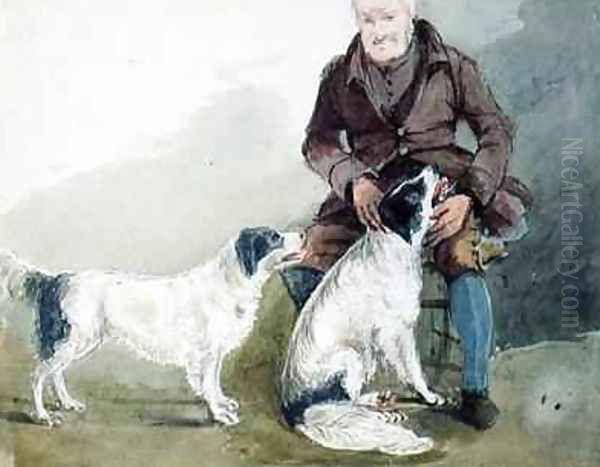 Major Gilpin and his dogs - view 1