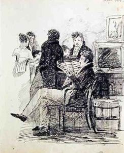 Reading an Musical Score by John Harden