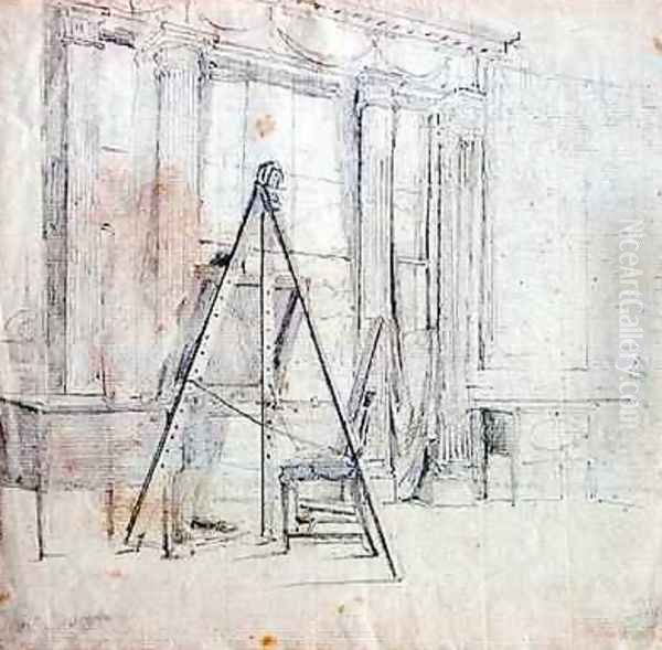 An Artist at his Easel - view 1
