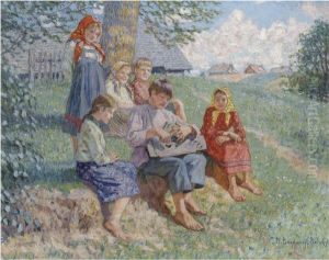 The Young Musician by Nikolai Petrovich Bogdanov-Belsky