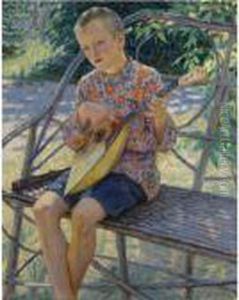 Portrait Of The Artist's Son, Klaus Ekhardt thumbnail