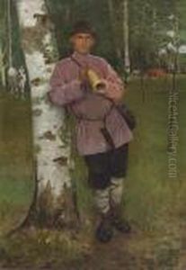 Watching Over The Herd by Nikolai Petrovich Bogdanov-Belsky