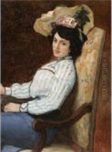 Portrait Of Maria Bauer-sorokoumovskaya Portrait Of Maria Bauer-sorokoumovskaya