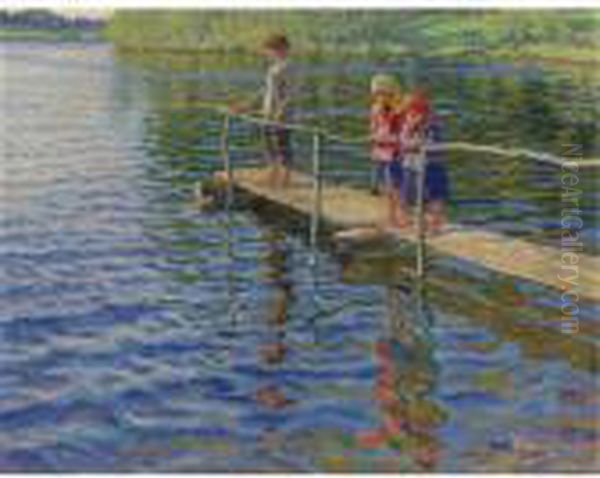 Fishing By The River - view 1
