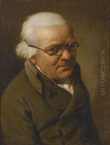 Portrait Of A White-haired Man by Louis Leopold Boilly