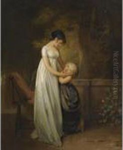 Les Caresses Maternelles by Louis Leopold Boilly