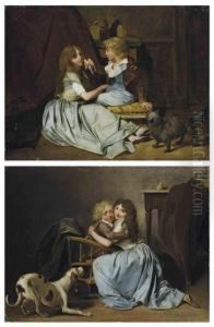 The Cherished Turtle Dove by Louis Leopold Boilly
